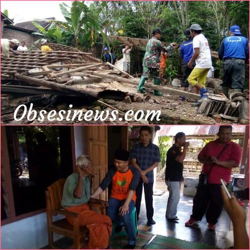 Rumah Kakek Sebatang Kara Rata Dengan Tanah