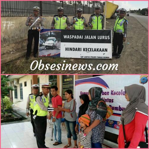 Keperdulian Satlantas Polres Tanbu Pada Korban Serta Keluarga Korban Laka Lantas