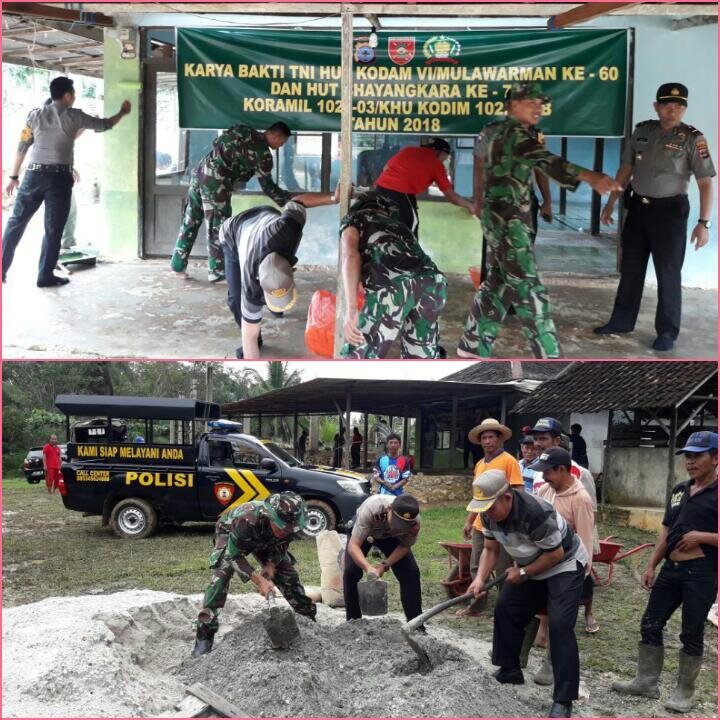 Mushola Miftahul Jannah Jadi Sasaran Karbak HUT Kodam VI/MLW Ke-60 Dan HUT Bhayangkara Ke-72