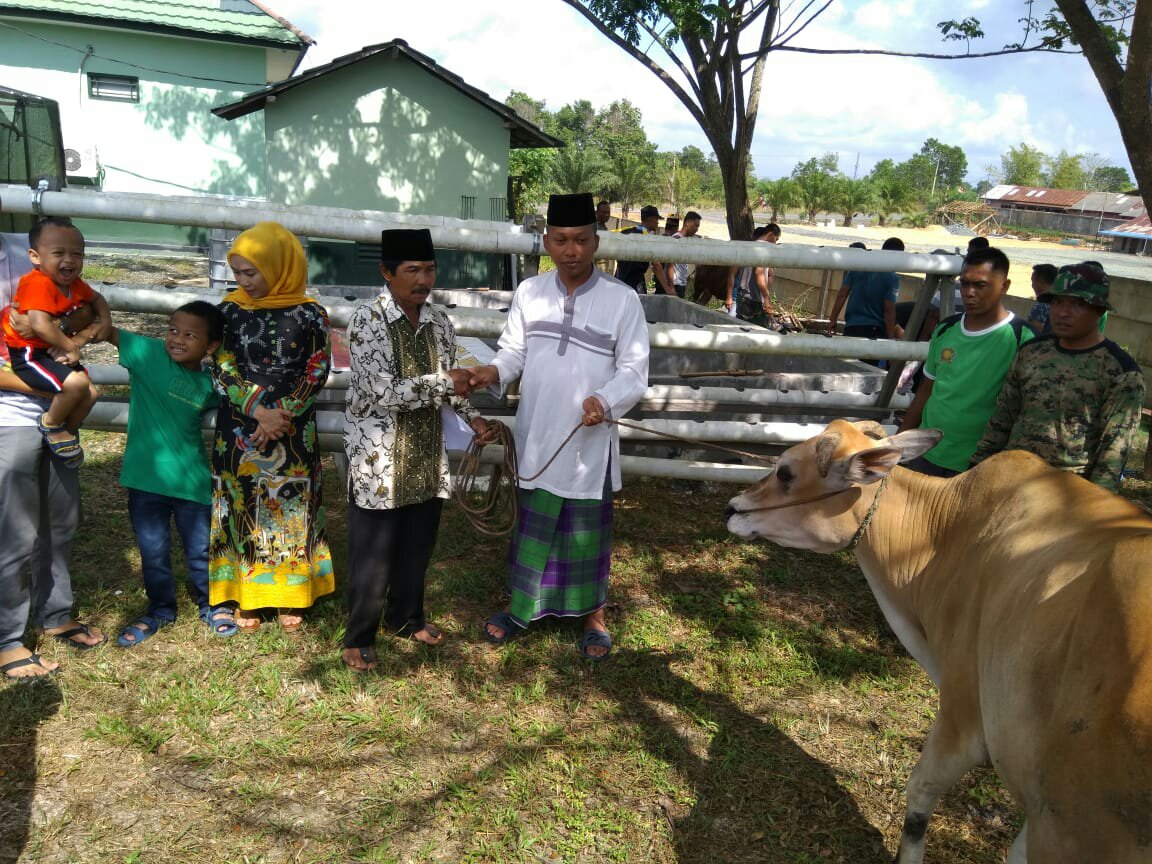 Dandim 1022/Tnb; Idul Adha 1439.H Sebagai Motifasi Memajukan Daerah Dan NKRI