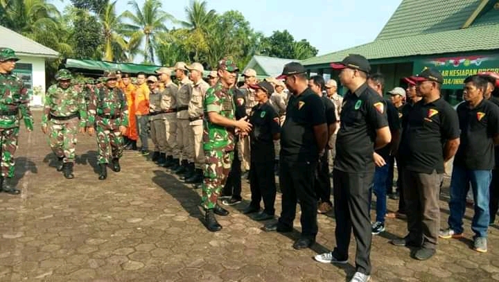 Dandim 0314/Inhil Pimpin Apel Ke Siap Siagaan Tanggulangi Bencana Karlahut