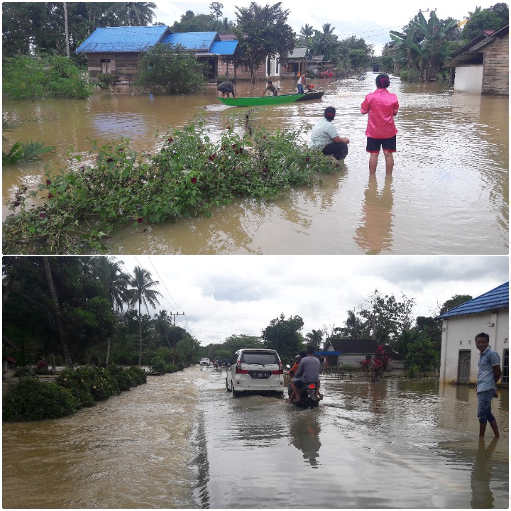 Banjir Berlebaran Hampir Keseluruh Rumah Warga Dukuhrejo, Mantewe