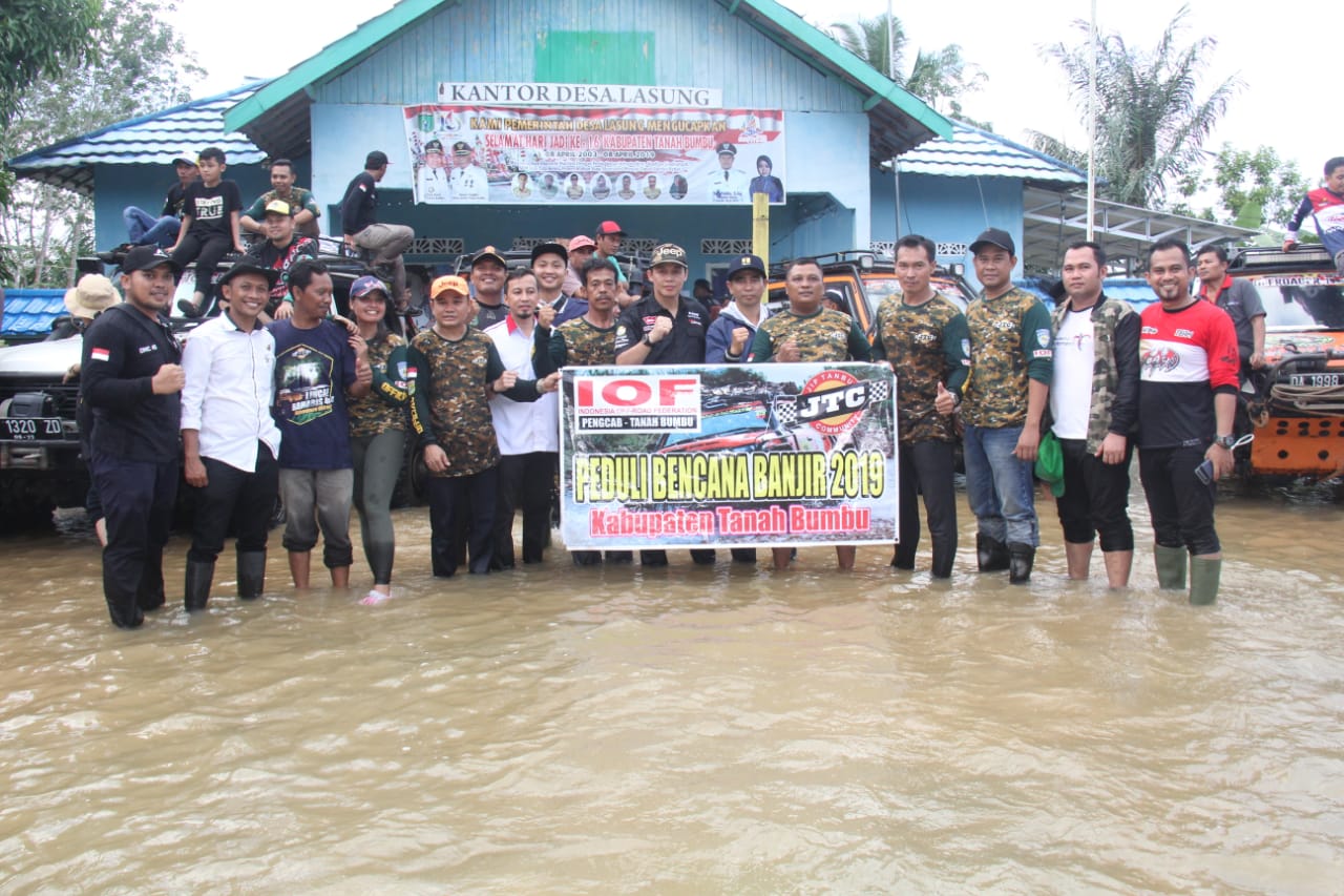 IOF Tanbu Juga Salurkan Bantuan Bagi Korban Banjir Kusan Hulu