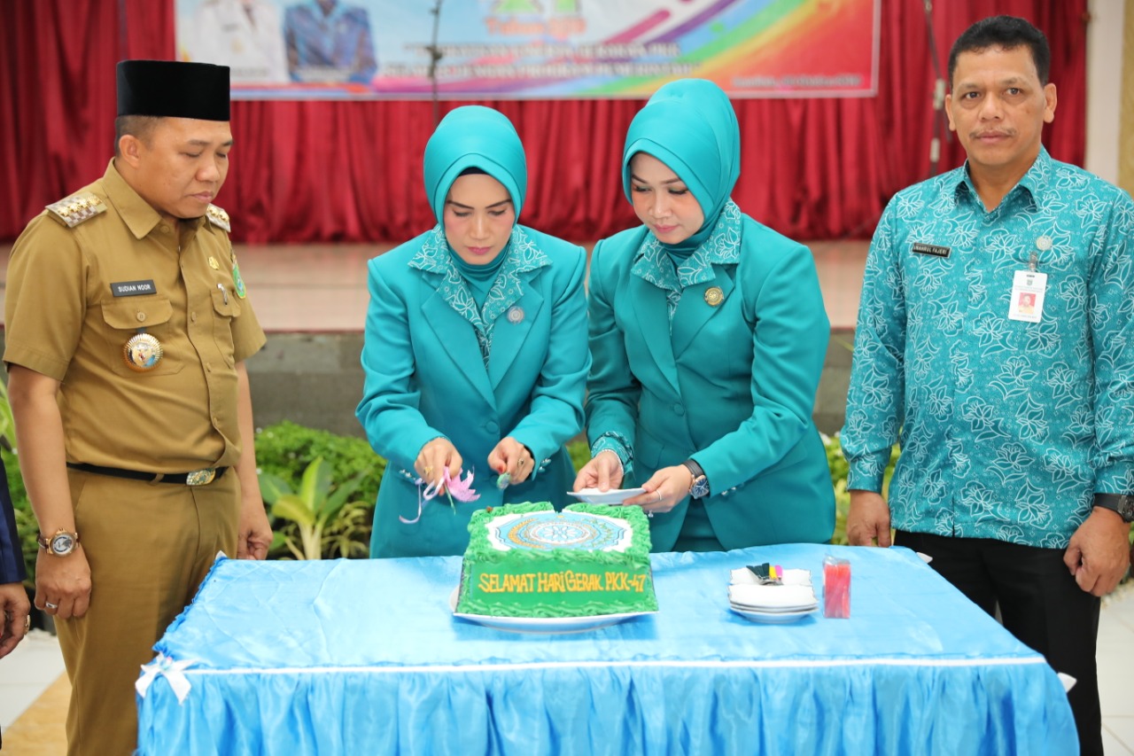 Peringatan HKG- PKK Tanbu Dimeriahkan Fashion Show Kreasi Barang Bekas