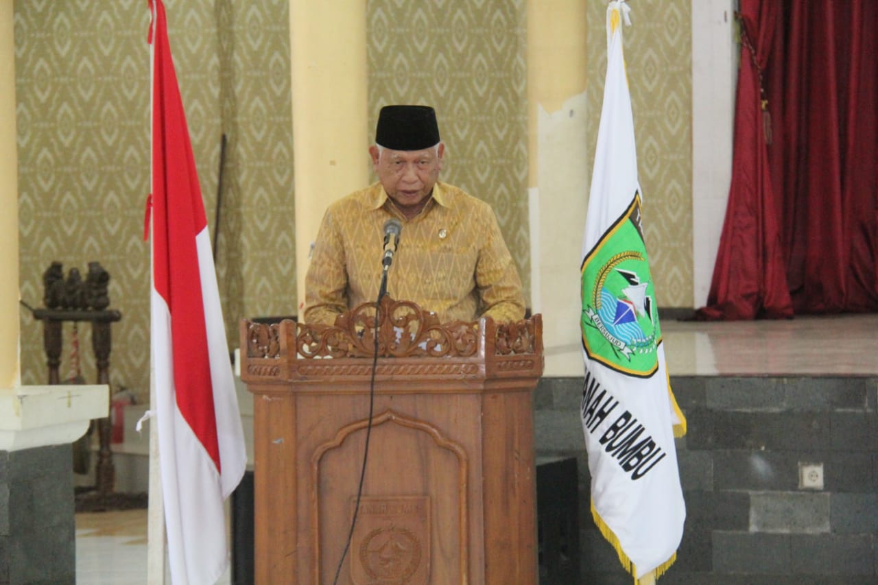 Sosialisasi Bintek Toponimi dan Pembakuan Nama Rupabumi Tanbu Di Buka Wabub