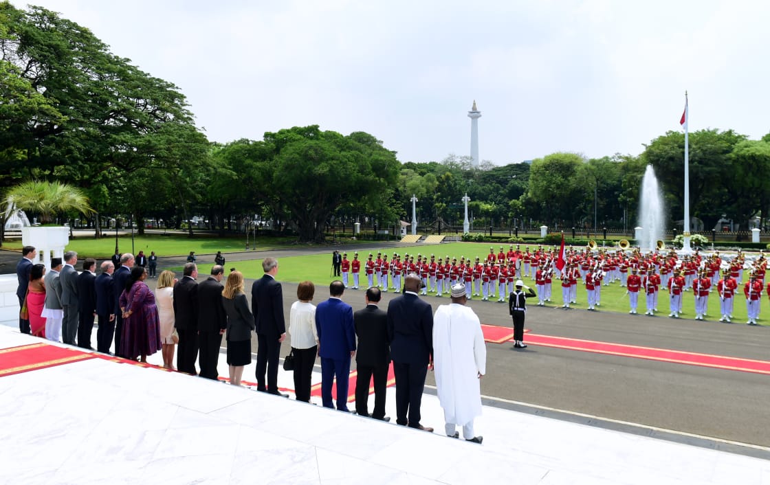 14 Duta Besar Negara Sahabat Serahkan Surat Kepercayaan Kepada Presiden RI