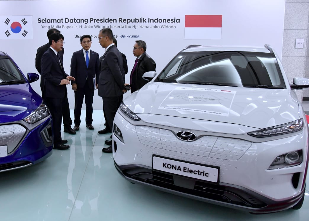 Presiden RI Berkunjung Ke Pabrik Hyundai di Uslan