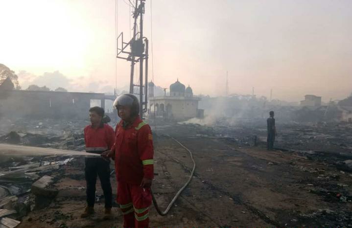 Tanbu Siapkan Dapur Umum, Pasca Bencana Kebakaran Pulau Sebuku