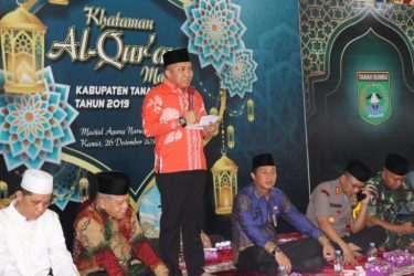 3427 Santri Turut Serta Khataman Alquran Massal Pemkab Tanbu