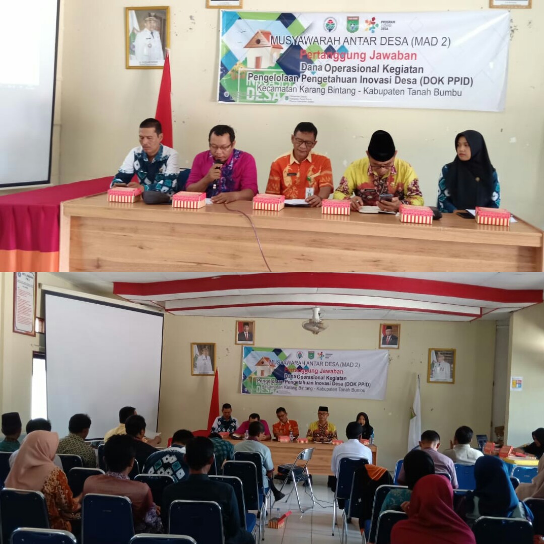 TPID Kecamatan Karang Bintang Gelar Musyawarah Antar Desa (MAD 2)