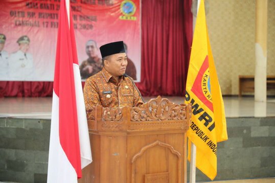 Bupati Tanbu Kukuhkan Pengurus PWRI 2020- 2025