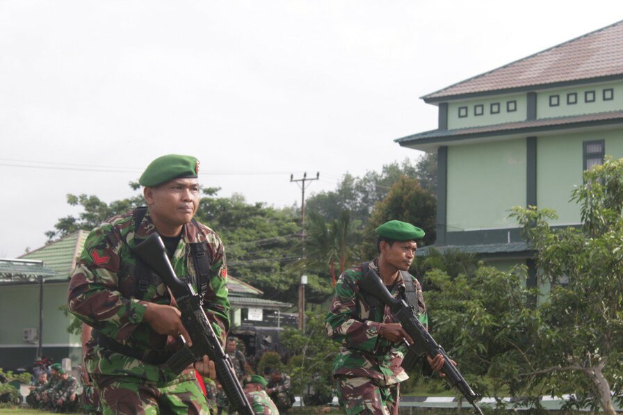 Asah Ilmu Dasar Militer dan Beladiri Kodim 1022/TNB Gelar Minggu Militer