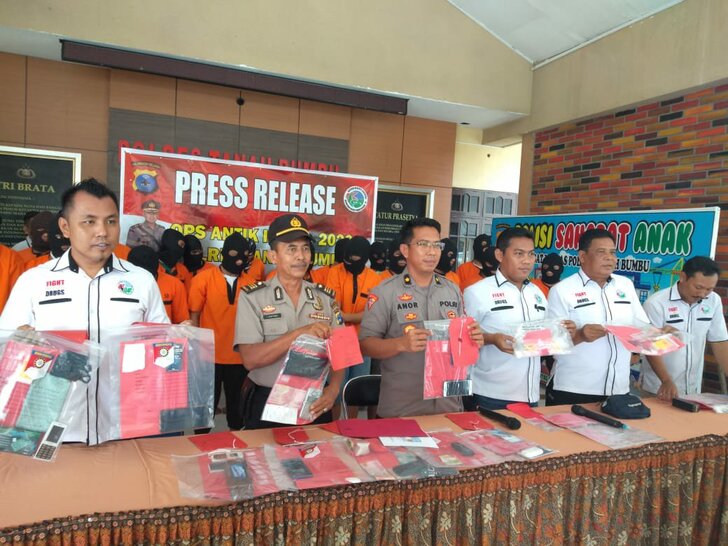 14 Hari Polres Tanbu Bekuk 33 Orang Pengedar Narkoba