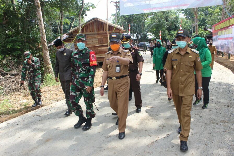 Bupati HST Apresiasi Hasil TMMD ke-107 Kodim 1002/Barabai