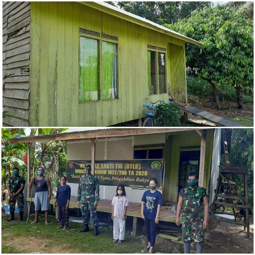 Uluran Tangan TNI Goreskan Senyum Bahagia Kusdiansyah Penderita Sakit Menahun