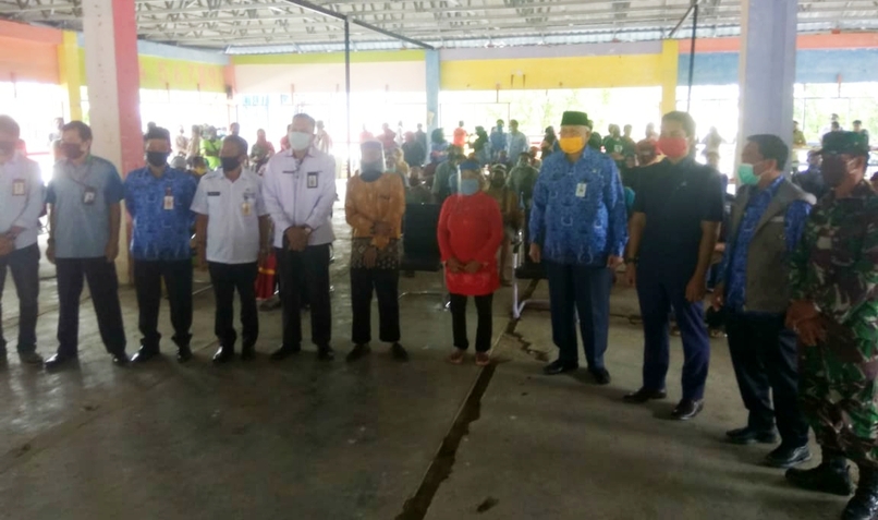 Peresmian Pasar Harian di Pusat Niaga Bersujud Menandai Beroperasinya Kembali Pasar