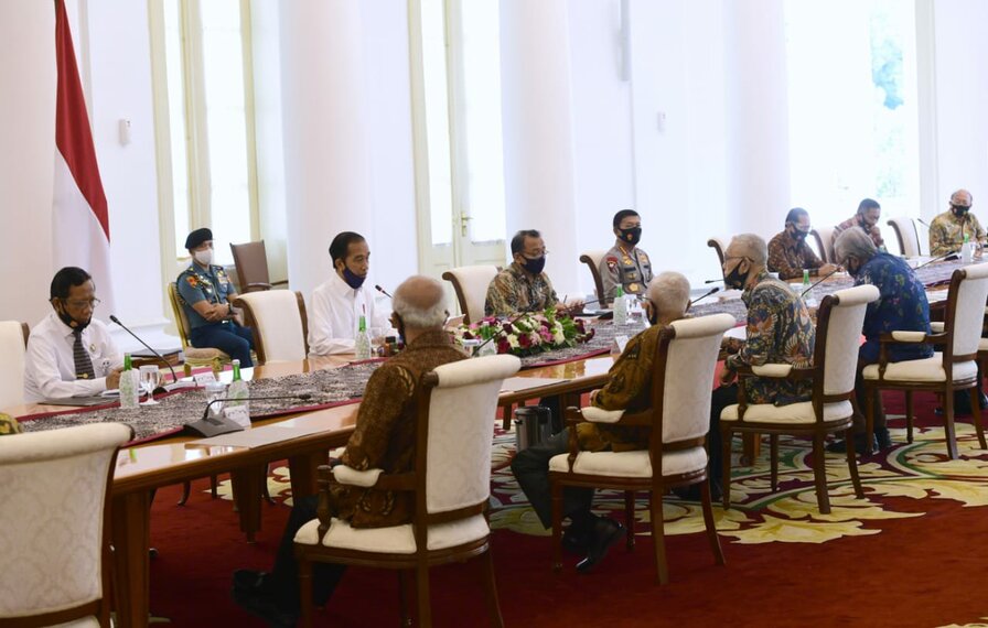 Bertemu Purnawirawan TNI-Polri, Presiden Bertukar Pandangan soal Pancasila dan Masalah Kebangsaan