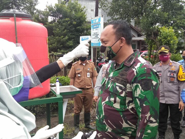 Bersama Muspida, Dandim 1022/Tnb Canangkan Sukamaju Jadi Kampung Tangguh Bencana