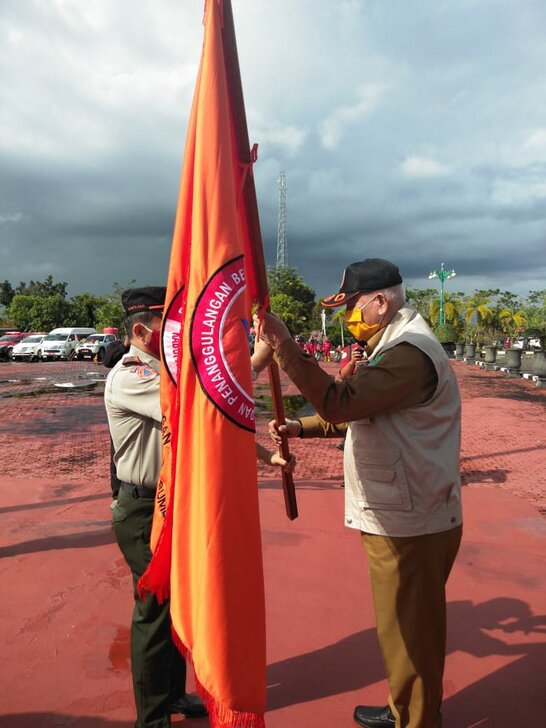 Jelang Kemarau Pemkab, Kodim 1022/Tnb, Polres Gelar Apel Kesiagaan Karhutla