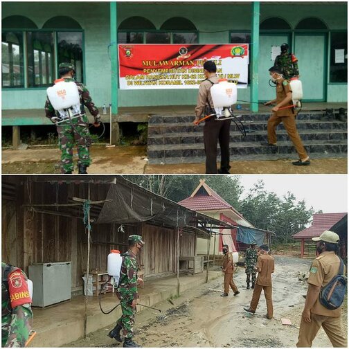 Mulawarwan Peduli Koramil 1022-03/Khu Fokus Cegah Penularan Covid-19