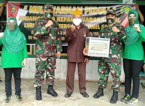 Mulawarman Peduli Kodim 1022/Tnb Anjangsana Keluarga Besar TNI