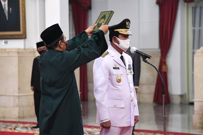 Presiden Lantik Isdianto sebagai Gubernur Kepulauan Riau