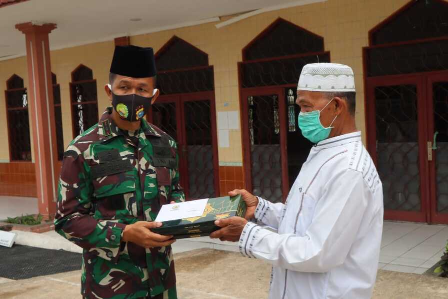 Sambut 1 Muharram Dandim 0314/Inhil Kunjungi Masjid dan Panti Asuhan di Kota Tembilahan