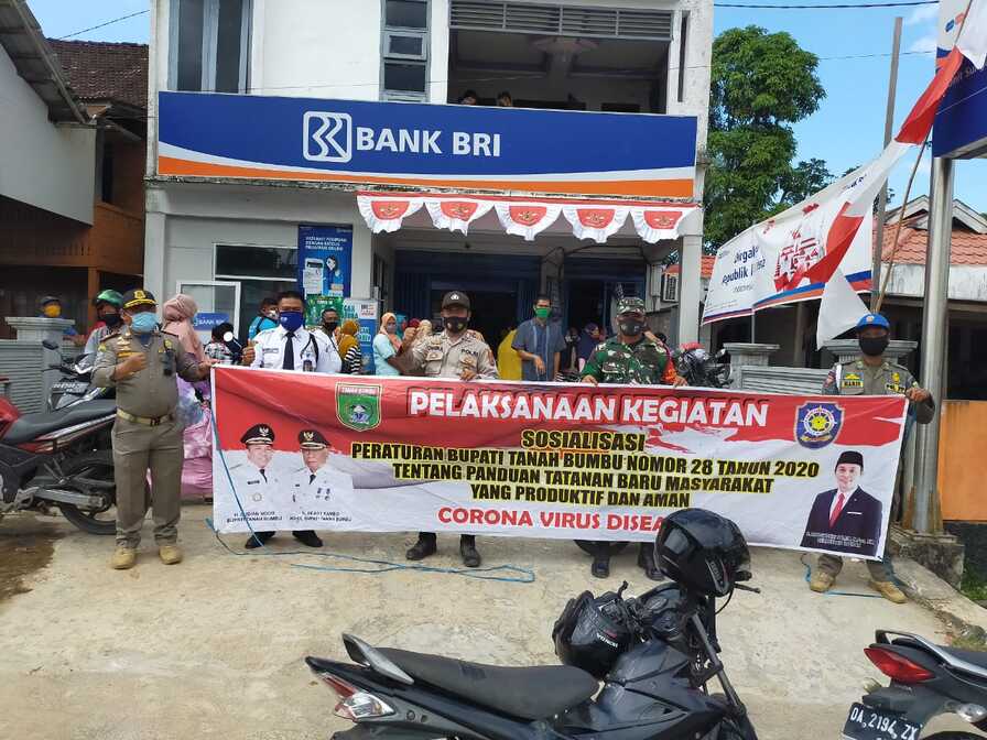 Koramil 1022-06/ Sln Bersinergi Dorong Ekonomi Berputar Dengan Penerapan Protokol Kesehatan