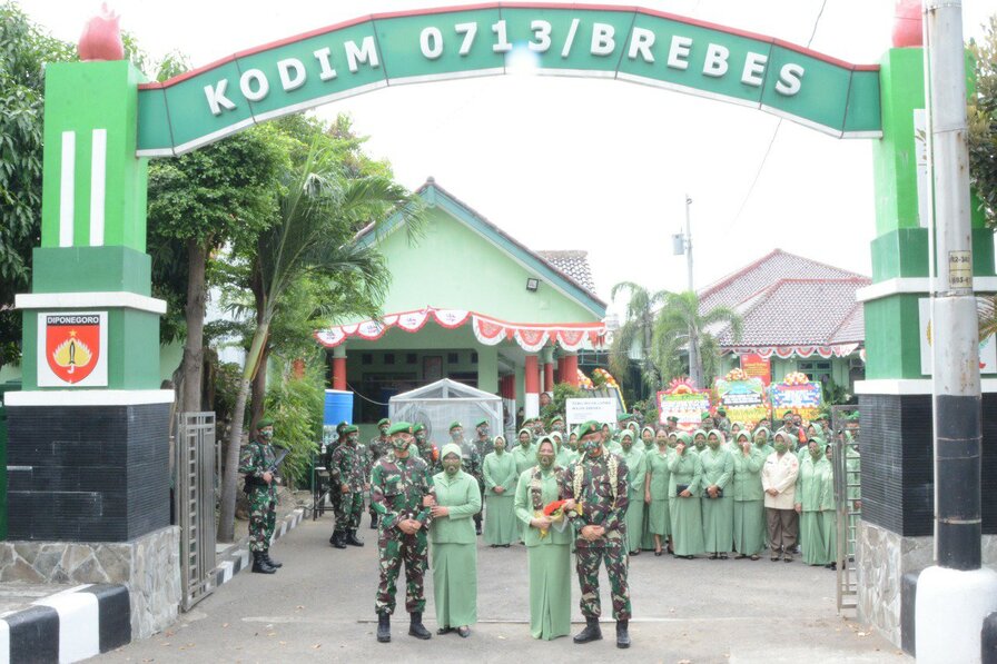 Kodim 0713/Brebes Gelar Pisah Sambut  Dandim