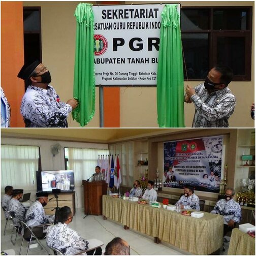 Bupati Buka Konferensi Kerja Tingkat Kabupaten PGRI Tanbu Ke-XXII