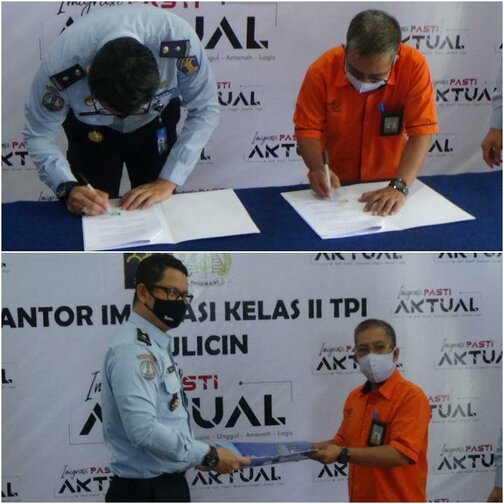 Permudah Layanan Pembuatan Paspor Kantor Imigrasi Klas II TPI Batulicin Gandeng Kantor Pos