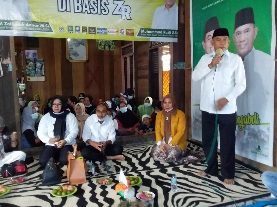 Kampanye M. Rusli di Mentewe Penuh Keakraban dan Kekeluargaan