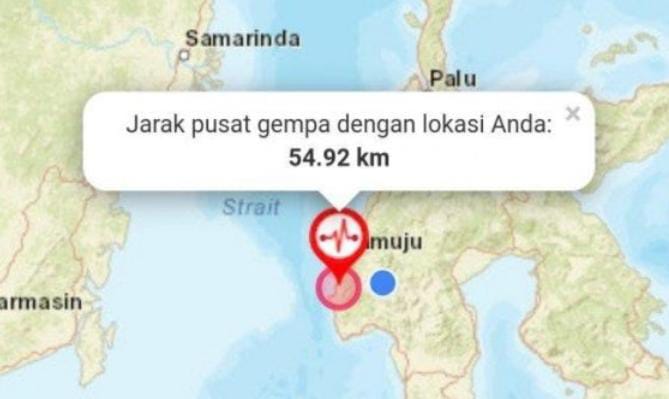 Masyarakat Kotabaru Merasakan Goncangan Diduga Akibat Gempa di Sulbar