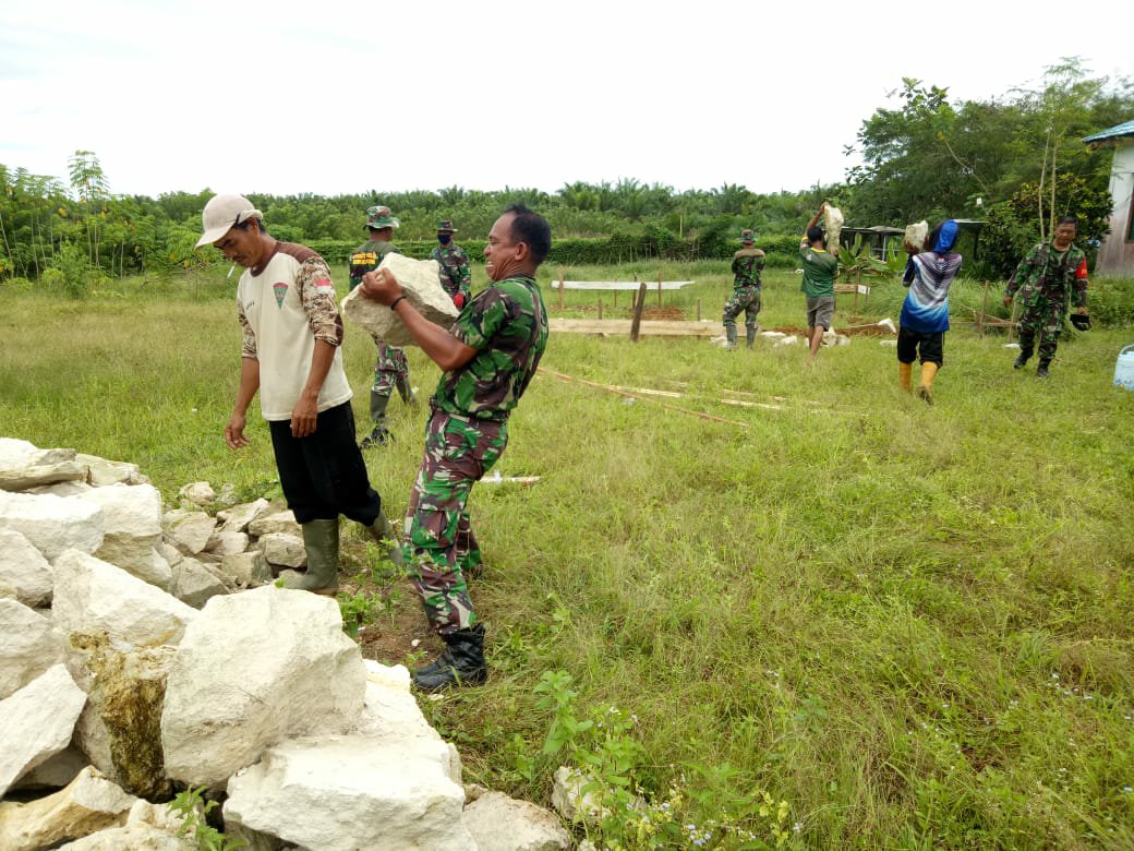 Tingkatkan Fungsi Teritorial Koramil 1022-03/Khu Bangun Pos Ramil di Kecamatan Kuranji