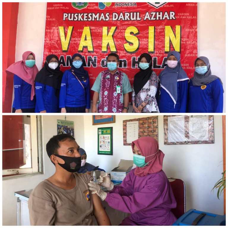 57 Warga Lansia Telah Terima Vaksinasi Covid-19 di Puskesmas Darul Azhar