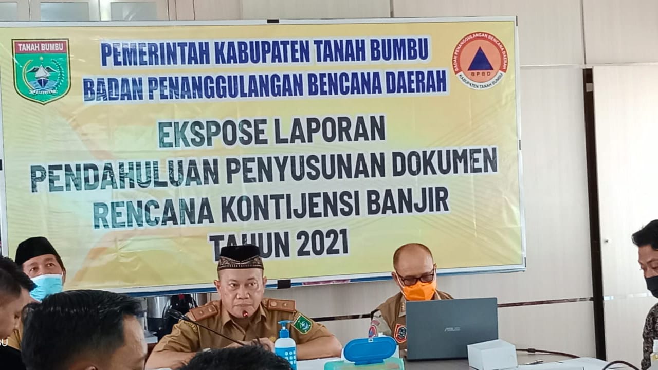 BPBD Tanbu Gelar Expose Laporan Kontijensi Banjir