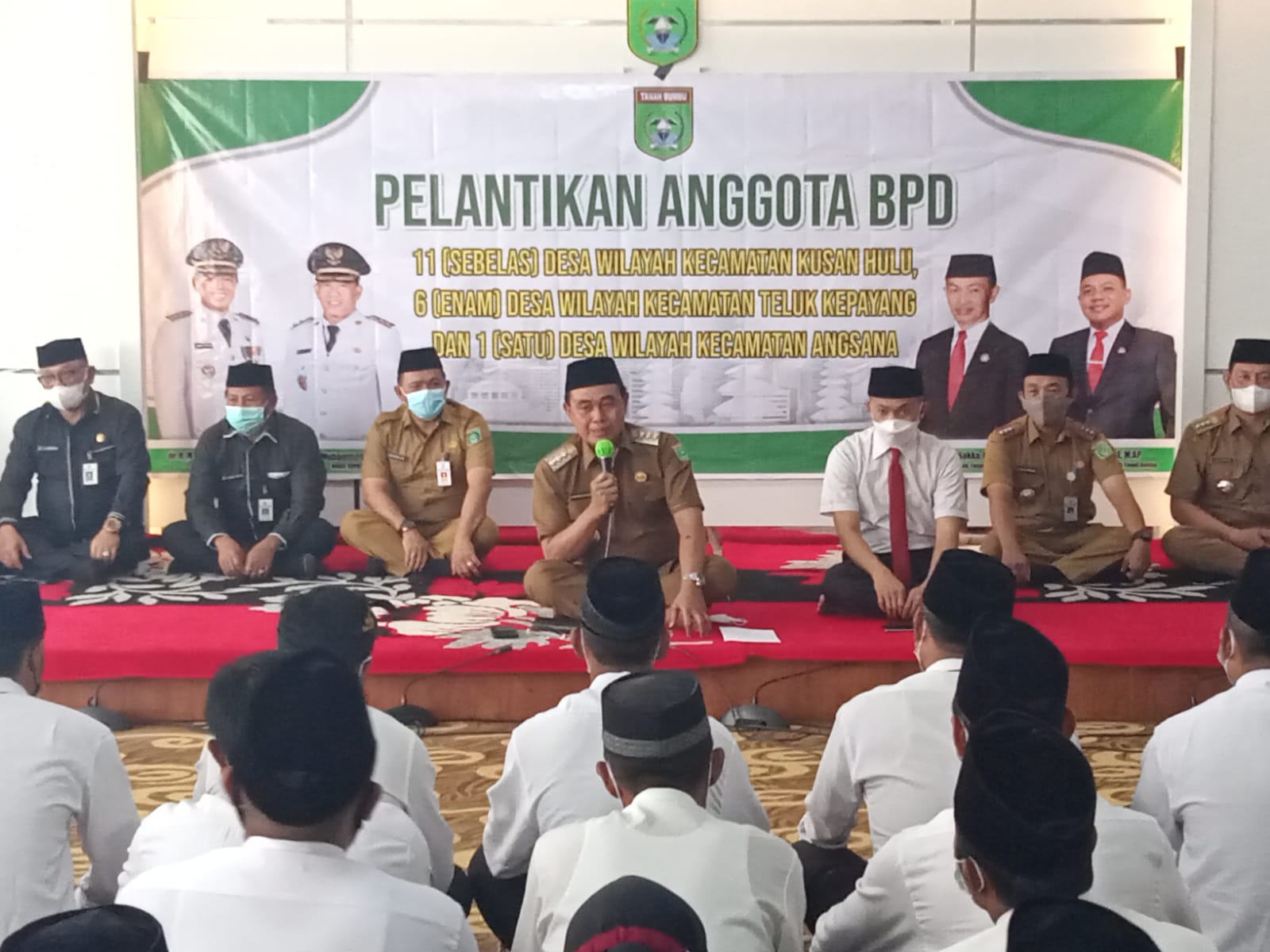 Bupati Tanah Bumbu Lantik Anggota BPD dari 18 Desa