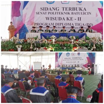 Wisuda 34 Lulusan Diploma, Ini Pesan Direktur Politeknik Batulicin