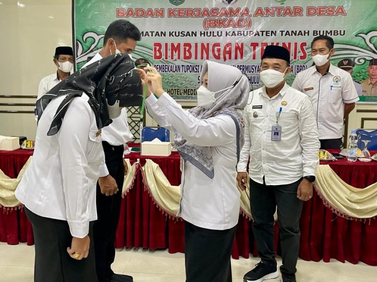 BKD Kusan Hulu Gelar Bimtek Pembekalan Anggota BPD