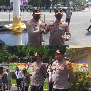 Polres Tanbu Gelar Pisah Sambut Jabatan Kapolres