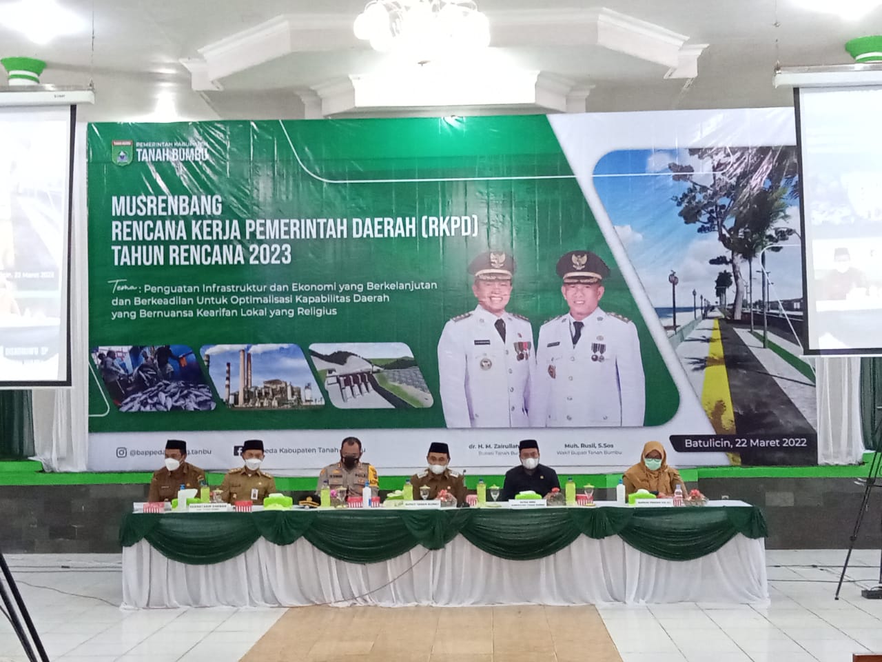 Bupati Tanbu Buka Musrenbang RKPD Tahun Rencana 2023