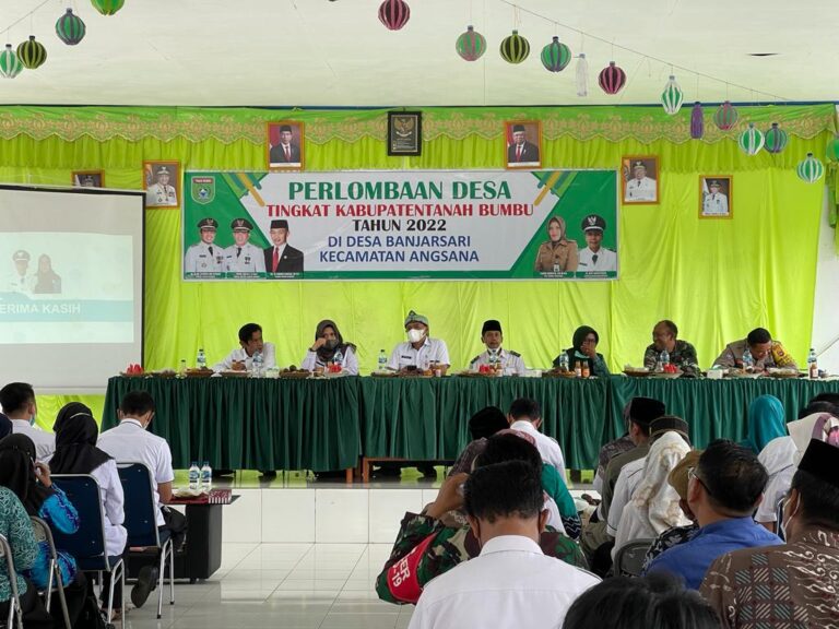 Tim Sambangi Angsana dan Satui, untuk Hari Terakhir Penilaian Lomba Desa