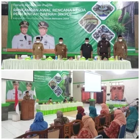 Forum Konsultasi Publik Rancangan Awal RKPD dibuka Bupati