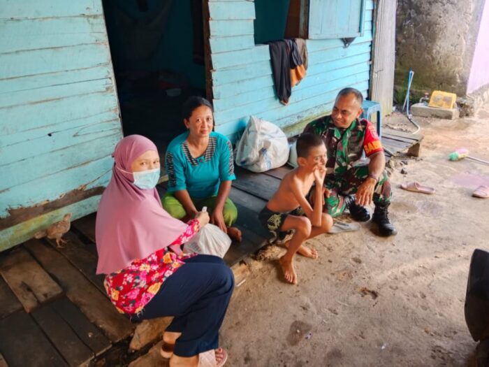 Posko Satu Jiwa Salurkan Bantuan Kepada Anak Penderita Stunting