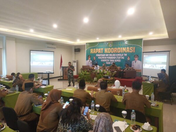 Komitmen Turunkan Stunting, Tanbu Gelar Rakor Pemantapan dan Evaluasi Kerja TPPS