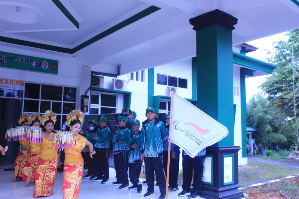 Tanbu Lepas Kontingen Paralympic Tingkat Provinsi Kalimantan Selatan