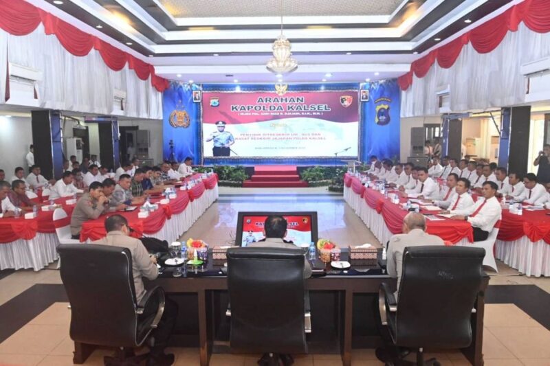 Kumpulkan Jajaran Reskrim, Kapolda Kalsel Instruksikan Penindakan Tegas Aktivitas Tambal Ilegal