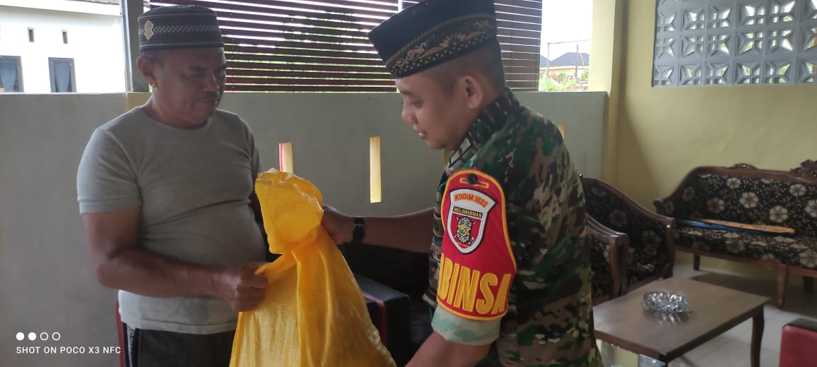 Siapkan 50 Paket Sembako, Posko Satu Jiwa Berikan Perhatian Kepada Warga Kurang Mampu