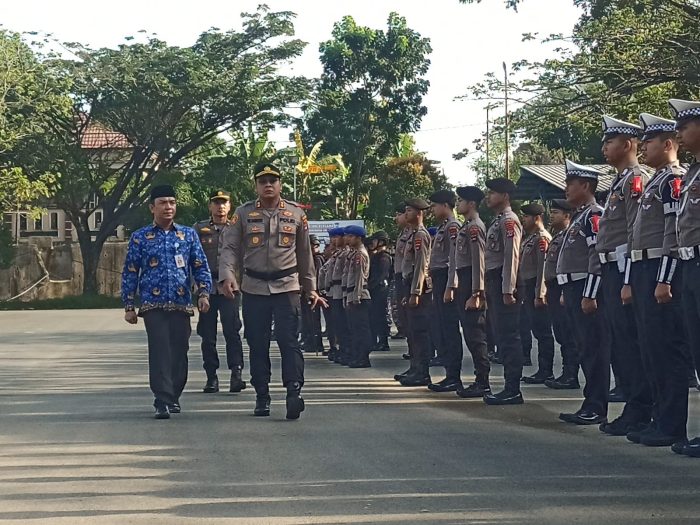 Operasi Ketupat Intan 2023 Polres Tanbu, Ratusan Personil Gabungan Disiagakan