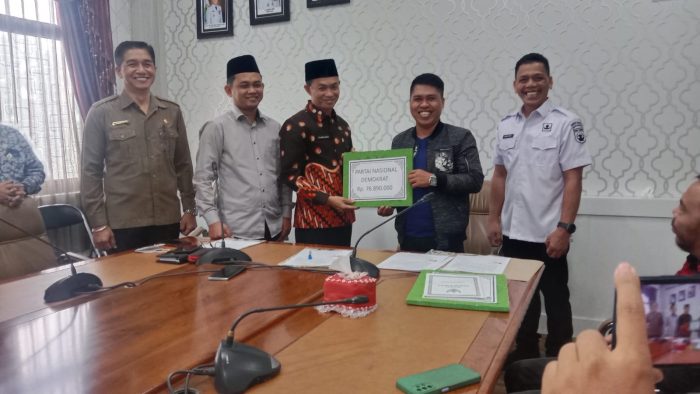 Dana Hibah Partai Politik Peserta Pemilu 2024 Diserahkan Pemkab Tanbu